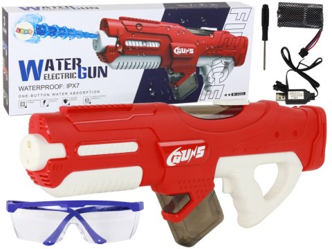 Duży Pistolet Na Wodę Czerwony 750ml Wodoszczelny Okulary Duży Pistolet Na Wodę Czerwony 750ml Wodoszczelny Okulary