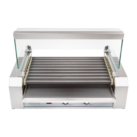 Grill rolkowy z szybą Roller grill z rolkami z teflonu 9T Grill rolkowy z szybą Roller grill z rolkami z teflonu 9T