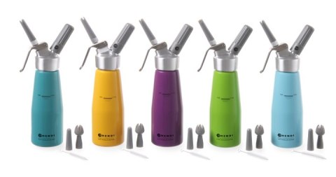 Syfon do bitej śmietany Kurt Scheller Zielony 0,5 L - Hendi 975879 Syfon do bitej śmietany Kurt Scheller Zielony 0,5 L - Hendi 975879