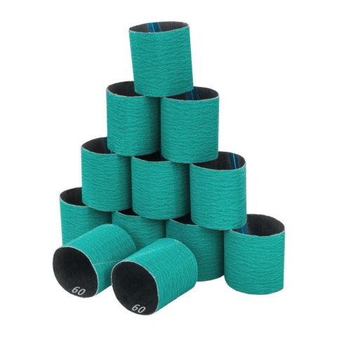 Tuleje szlifierskie polerskie na walec rozprężny 90x100mm 12szt. ziarnistość P60 Tuleje szlifierskie polerskie na walec rozprężny 90x100mm 12szt. ziarnistość P60