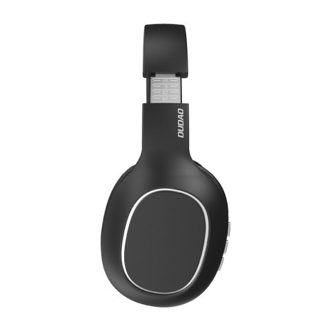 Bezprzewodowe nauszne słuchawki Bluetooth 5.0 czytnik kart micro SD radio FM czarny Bezprzewodowe nauszne słuchawki Bluetooth 5.0 czytnik kart micro SD radio FM czarny