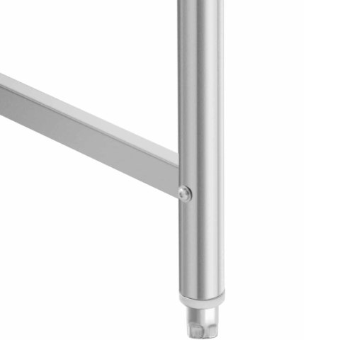 Stół blat roboczy centralny stalowy 120 x 70 cm do 93 cm Stół blat roboczy centralny stalowy 120 x 70 cm do 93 cm