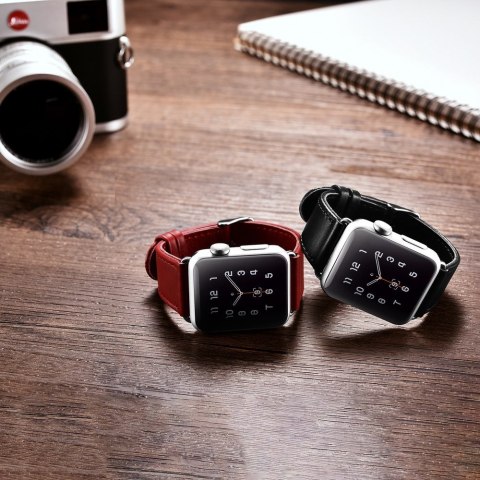 Opaska pasek z naturalnej skóry do Apple Watch 1-3 38mm Leather Vintage ciemnoniebieski Opaska pasek z naturalnej skóry do Apple Watch 1-3 38mm Leather Vintage ciemnoniebieski