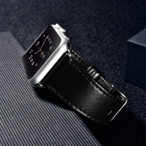 Opaska pasek z naturalnej skóry do Apple Watch 1-3 38mm Leather Vintage ciemnoniebieski Opaska pasek z naturalnej skóry do Apple Watch 1-3 38mm Leather Vintage ciemnoniebieski