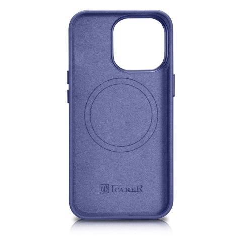 Pokrowiec etui z naturalnej skóry do iPhone 14 Pro MagSafe Case Leather jasno fioletowy Pokrowiec etui z naturalnej skóry do iPhone 14 Pro MagSafe Case Leather jasno fioletowy