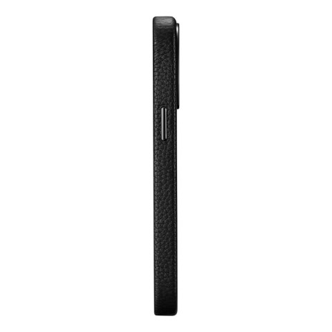 Skórzane etui iPhone 14 Pro Max magnetyczne z MagSafe Litchi Premium Leather Case czarny Skórzane etui iPhone 14 Pro Max magnetyczne z MagSafe Litchi Premium Leather Case czarny