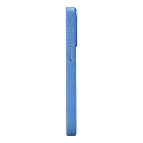 Skórzane etui iPhone 14 Pro Max magnetyczne z MagSafe Litchi Premium Leather Case niebieski Skórzane etui iPhone 14 Pro Max magnetyczne z MagSafe Litchi Premium Leather Case niebieski