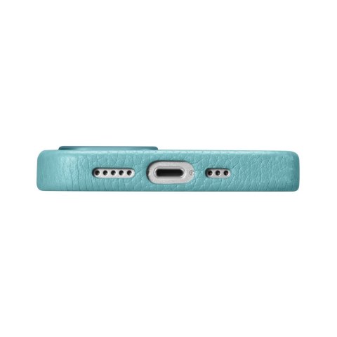 Skórzane etui iPhone 14 Pro Max magnetyczne z MagSafe Litchi Premium Leather Case zielony Skórzane etui iPhone 14 Pro Max magnetyczne z MagSafe Litchi Premium Leather Case zielony