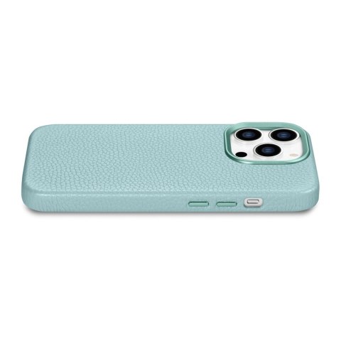Skórzane etui iPhone 14 Pro Max magnetyczne z MagSafe Litchi Premium Leather Case zielony Skórzane etui iPhone 14 Pro Max magnetyczne z MagSafe Litchi Premium Leather Case zielony