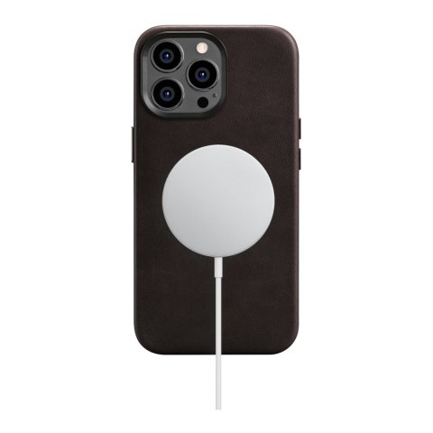Skórzane etui iPhone 14 Pro Max magnetyczne z MagSafe Oil Wax Premium Leather Case brąz Skórzane etui iPhone 14 Pro Max magnetyczne z MagSafe Oil Wax Premium Leather Case brąz