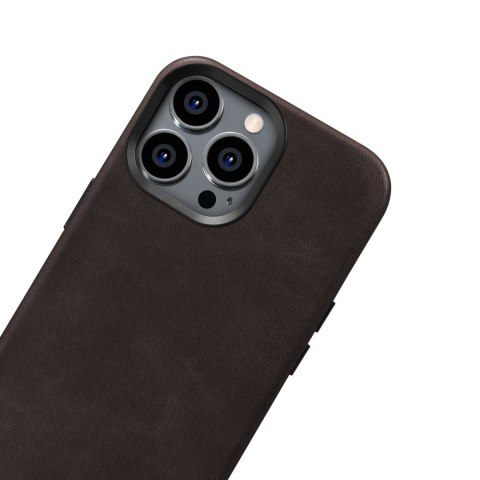 Skórzane etui iPhone 14 Pro Max magnetyczne z MagSafe Oil Wax Premium Leather Case brąz Skórzane etui iPhone 14 Pro Max magnetyczne z MagSafe Oil Wax Premium Leather Case brąz