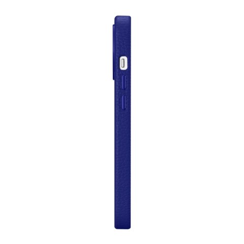 Skórzane etui iPhone 14 Pro magnetyczne z MagSafe Litchi Premium Leather Case granatowy Skórzane etui iPhone 14 Pro magnetyczne z MagSafe Litchi Premium Leather Case granatowy