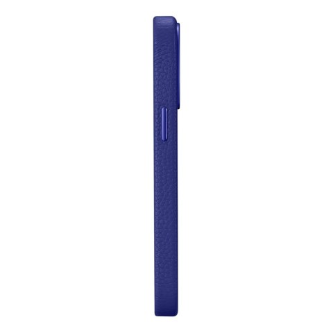 Skórzane etui iPhone 14 Pro magnetyczne z MagSafe Litchi Premium Leather Case granatowy Skórzane etui iPhone 14 Pro magnetyczne z MagSafe Litchi Premium Leather Case granatowy