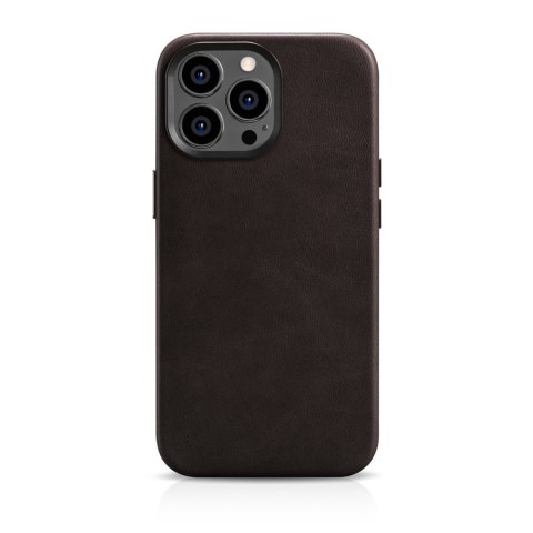 Skórzane etui iPhone 14 Pro magnetyczne z MagSafe Oil Wax Premium Leather Case ciemny brąz Skórzane etui iPhone 14 Pro magnetyczne z MagSafe Oil Wax Premium Leather Case ciemny brąz