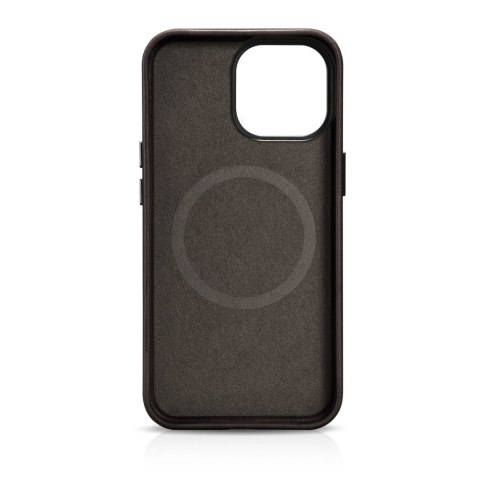 Skórzane etui iPhone 14 Pro magnetyczne z MagSafe Oil Wax Premium Leather Case ciemny brąz Skórzane etui iPhone 14 Pro magnetyczne z MagSafe Oil Wax Premium Leather Case ciemny brąz
