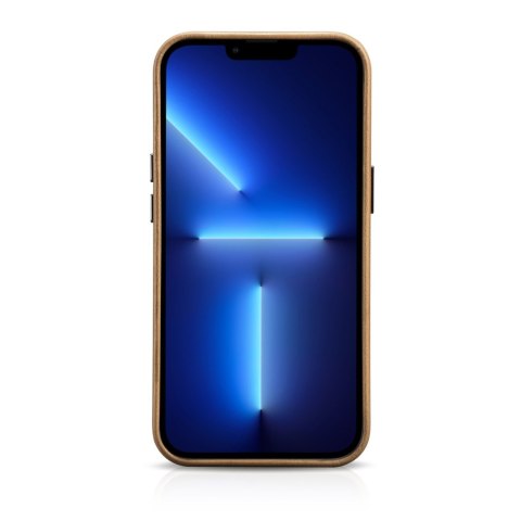 Skórzane etui iPhone 14 Pro magnetyczne z MagSafe Oil Wax Premium Leather Case jasny brąz Skórzane etui iPhone 14 Pro magnetyczne z MagSafe Oil Wax Premium Leather Case jasny brąz