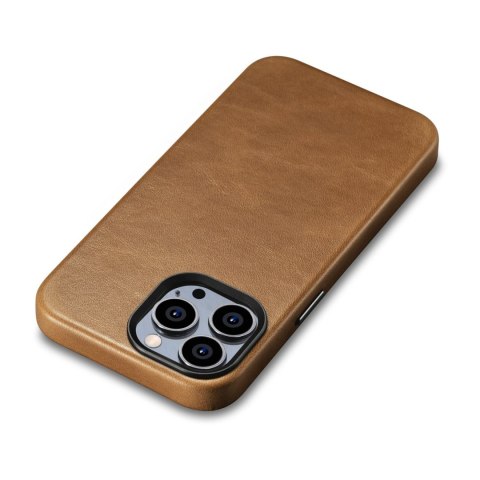 Skórzane etui iPhone 14 Pro magnetyczne z MagSafe Oil Wax Premium Leather Case jasny brąz Skórzane etui iPhone 14 Pro magnetyczne z MagSafe Oil Wax Premium Leather Case jasny brąz