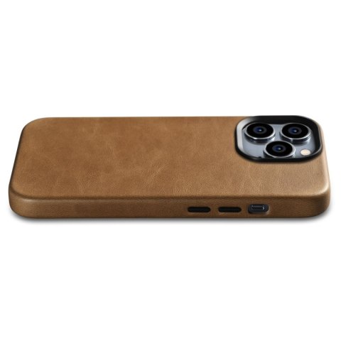 Skórzane etui iPhone 14 Pro magnetyczne z MagSafe Oil Wax Premium Leather Case jasny brąz Skórzane etui iPhone 14 Pro magnetyczne z MagSafe Oil Wax Premium Leather Case jasny brąz