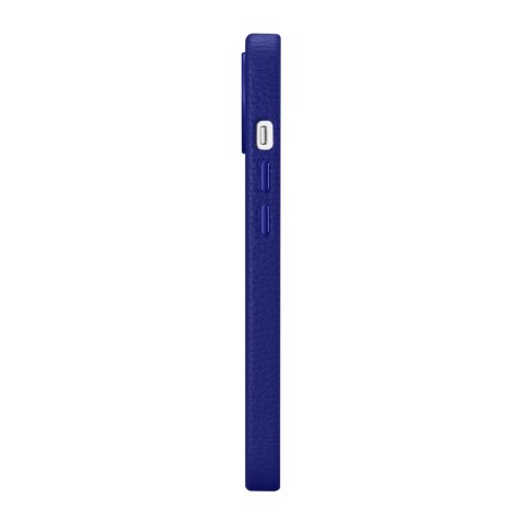 Skórzane etui iPhone 14 magnetyczne z MagSafe Litchi Premium Leather Case granatowy Skórzane etui iPhone 14 magnetyczne z MagSafe Litchi Premium Leather Case granatowy
