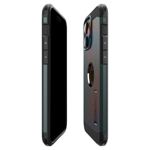 Etui Tough Armor MagSafe z podstawką na iPhone 15 Pro Max zielone Etui Tough Armor MagSafe z podstawką na iPhone 15 Pro Max zielone