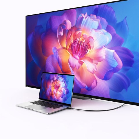 Kabel przewód DisplayPort - HDMI 4K HDR 3D 3m czarny Kabel przewód DisplayPort - HDMI 4K HDR 3D 3m czarny