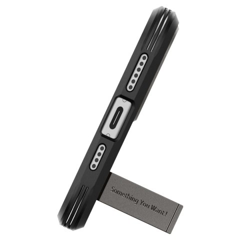 Etui Tough Armor MagSafe z podstawką na iPhone 15 metaliczny szary Etui Tough Armor MagSafe z podstawką na iPhone 15 metaliczny szary