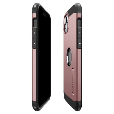 Etui Tough Armor MagSafe z podstawką na iPhone 15 różowe Etui Tough Armor MagSafe z podstawką na iPhone 15 różowe