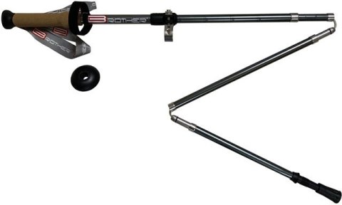 Kije Trekkingowe Regulowane 5 - częściowe ACRA Korkowa Rączka 115 - 135 cm Kije Trekkingowe Regulowane 5 - częściowe ACRA Korkowa Rączka 115 - 135 cm
