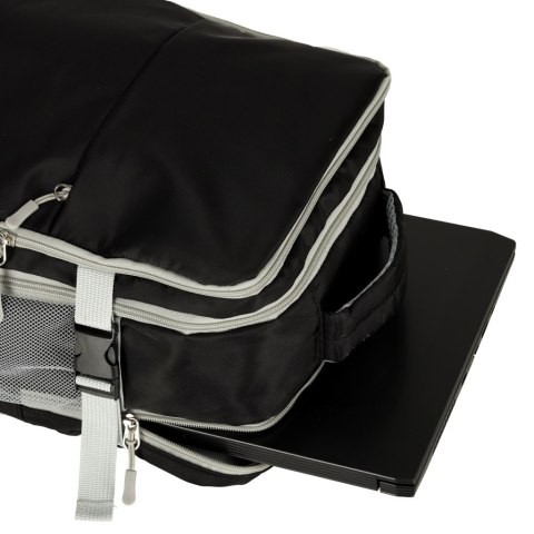 Plecak podróżny do samolotu wodoodporny kabel USB 45x16x28cm czarny Plecak podróżny do samolotu wodoodporny kabel USB 45x16x28cm czarny