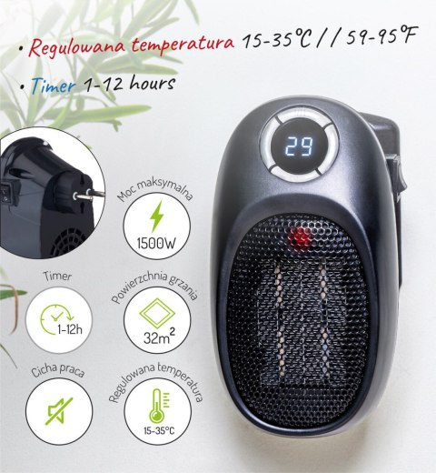 Adler AD 7726 Termowentylator Easy heater grzejnik elektryczny farelka 1500W Adler AD 7726 Termowentylator Easy heater grzejnik elektryczny farelka 1500W