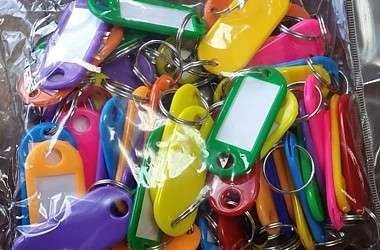ETYKIETKI DO KLUCZY KOMPLET 100 szt ETYKIETKI DO KLUCZY KOMPLET 100 szt