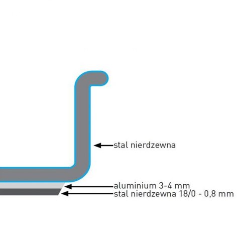 Garnek Budget Line z pokrywką 98 l śr. 50 cm - Hendi 835104 Garnek Budget Line z pokrywką 98 l śr. 50 cm - Hendi 835104