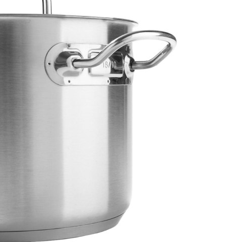 Garnek średni Kitchen Line z pokrywką 9 l śr. 280 x 155 h - Hendi 836408 Garnek średni Kitchen Line z pokrywką 9 l śr. 280 x 155 h - Hendi 836408