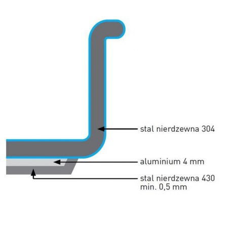Garnek średni Kitchen Line z pokrywką 9 l śr. 280 x 155 h - Hendi 836408 Garnek średni Kitchen Line z pokrywką 9 l śr. 280 x 155 h - Hendi 836408