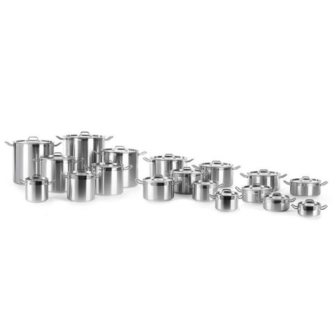 Garnek średni Profi Line z pokrywką 10 l, śr. 280 x 170 h - Hendi 831502 Garnek średni Profi Line z pokrywką 10 l, śr. 280 x 170 h - Hendi 831502