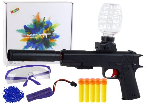 Elektryczny Pistolet Na Kulki Wodne Strzałki Okulary Czarny Elektryczny Pistolet Na Kulki Wodne Strzałki Okulary Czarny