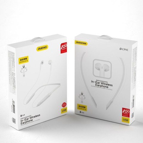 Douszne słuchawki bezprzewodowe Bluetooth Magnetic Suction biały Douszne słuchawki bezprzewodowe Bluetooth Magnetic Suction biały