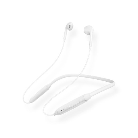 Douszne słuchawki bezprzewodowe Bluetooth Magnetic Suction biały Douszne słuchawki bezprzewodowe Bluetooth Magnetic Suction biały