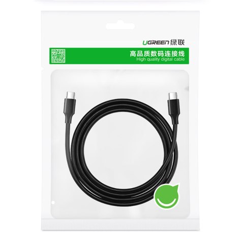 Kabel przewód USB-C do ładowania i transferu danych 3A 3m czarny Kabel przewód USB-C do ładowania i transferu danych 3A 3m czarny