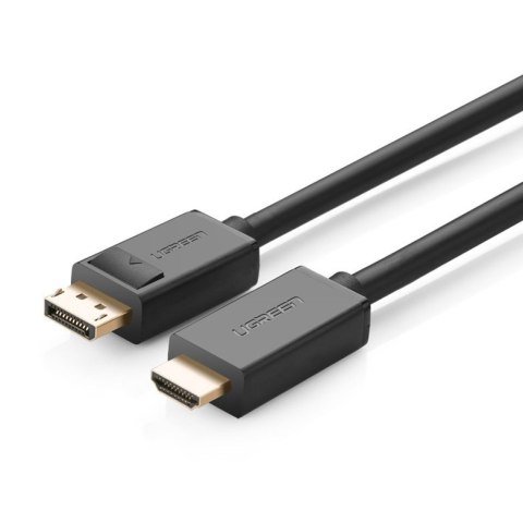 Kabel przewód jednokierunkowy z DisplayPort na HDMI 4K 30Hz 32 AWG 2 m czarny Kabel przewód jednokierunkowy z DisplayPort na HDMI 4K 30Hz 32 AWG 2 m czarny