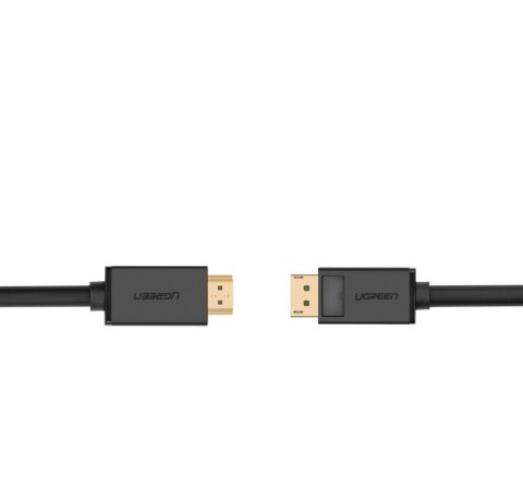 Kabel przewód jednokierunkowy z DisplayPort na HDMI 4K 30Hz 32 AWG 2 m czarny Kabel przewód jednokierunkowy z DisplayPort na HDMI 4K 30Hz 32 AWG 2 m czarny