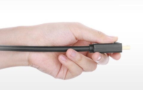 Kabel przewód jednokierunkowy z DisplayPort na HDMI 4K 30Hz 32 AWG 2 m czarny Kabel przewód jednokierunkowy z DisplayPort na HDMI 4K 30Hz 32 AWG 2 m czarny