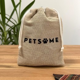OBROŻA DLA PSA SKÓRZANA BRĄZOWA ROZM. L/XL PETSOME 20P02L