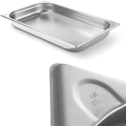 Pojemnik GN 1/1 stalowy Kitchen Line wys. 40 mm - Hendi 806111 Pojemnik GN 1/1 stalowy Kitchen Line wys. 40 mm - Hendi 806111