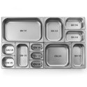 Pokrywka stalowa do pojemnika GN Kitchen Line GN 1/3 - Hendi 806845