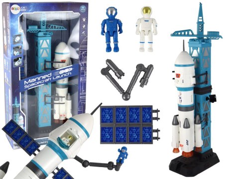 Zabawka Misja Kosmiczna Rakieta Astronauci Wyrzutnia 15 Elementów Zabawka Misja Kosmiczna Rakieta Astronauci Wyrzutnia 15 Elementów