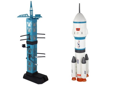 Zabawka Misja Kosmiczna Rakieta Astronauci Wyrzutnia 15 Elementów Zabawka Misja Kosmiczna Rakieta Astronauci Wyrzutnia 15 Elementów