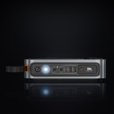 3w1 Powerbank USB USB-C Jump Starter rozruchowy do samochodu 3000A latarka czarny 3w1 Powerbank USB USB-C Jump Starter rozruchowy do samochodu 3000A latarka czarny