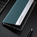 Etui pokrowiec z klapką i podstawką do Xiaomi Redmi 11A / Poco C55 / Redmi 12C Sleep Case Pro niebieski