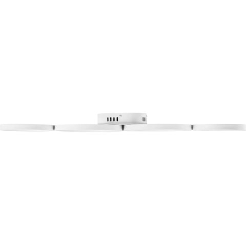 Lampa sufitowa nowoczesna LED z pilotem - 4 białe okręgi Lampa sufitowa nowoczesna LED z pilotem - 4 białe okręgi